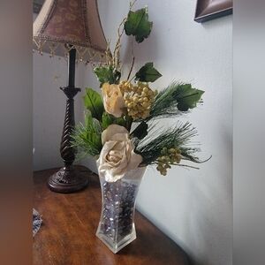 Christmas Gold Ivory Green